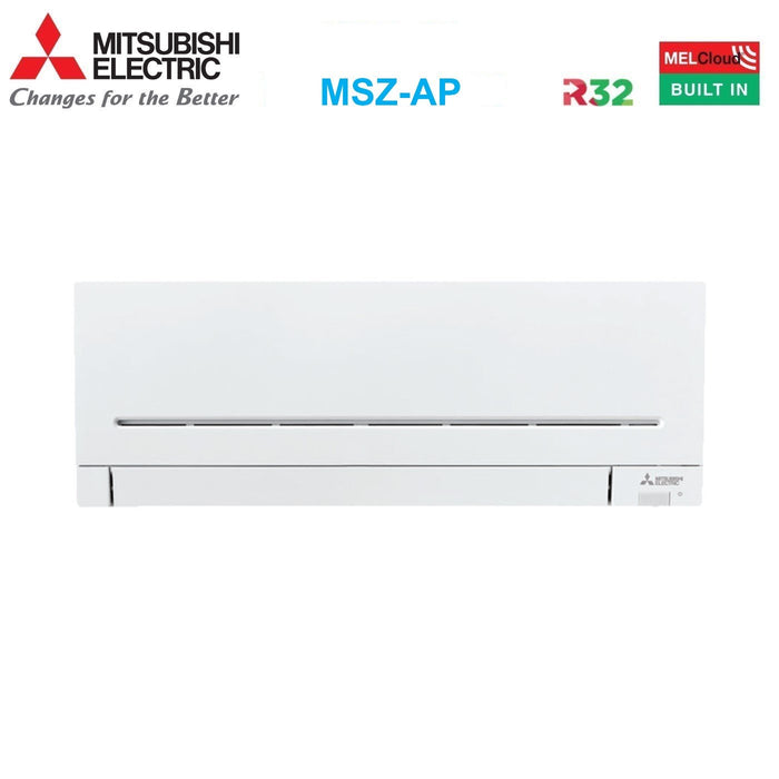 Climatizzatore Condizionatore Mitsubishi Electric Dual Split Inverter serie MSZ-AP / MSZ-AY 7+12 con MXZ-2F53VF R-32 Wi-Fi Integrato 7000+12000