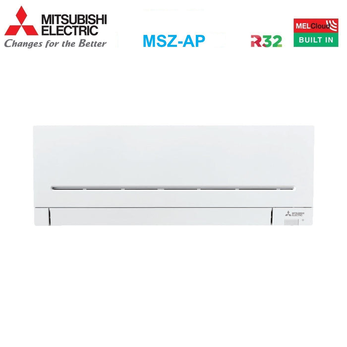 Climatizzatore Condizionatore Mitsubishi Electric Dual Split Inverter serie MSZ-AP / MSZ-AY 7+9 con MXZ-2F33VF R-32 Wi-Fi Integrato 7000+9000